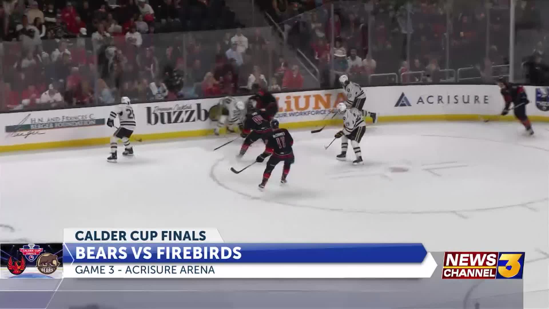 CV Firebirds beat Hershey Bears 6-2 in Game 3 of Calder Cup Finals